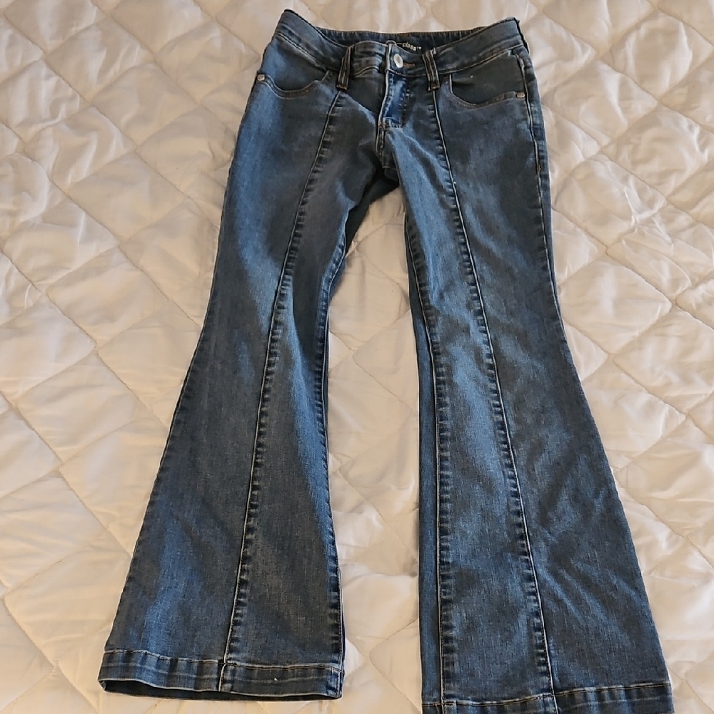 Women's Blue Flared Jeans